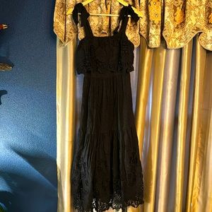 Black Lace Tank Dress